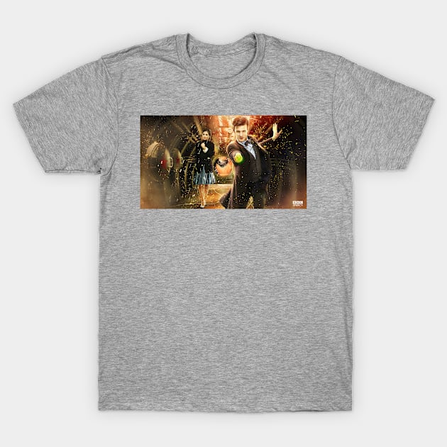 Doctor who clara and the doctor T-Shirt by MDdrum